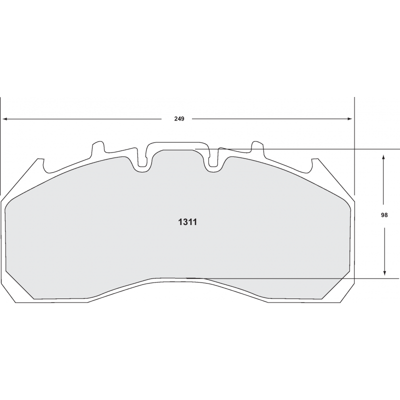 Street brake pads - Prevost
Optare